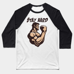 Cultured Dudes Pod Stay Hard Baseball T-Shirt